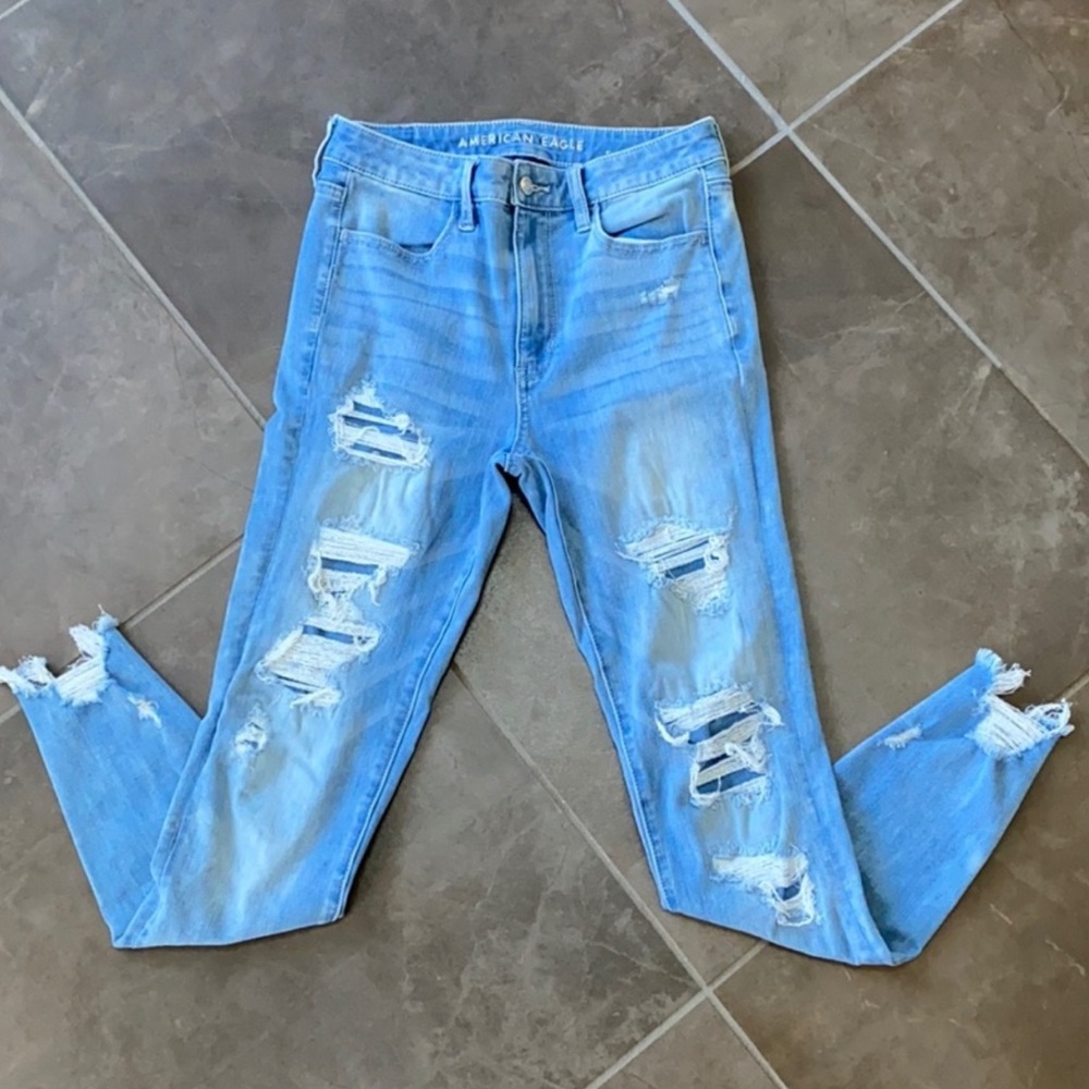 Womens American Eagle Super High Rise Jegging